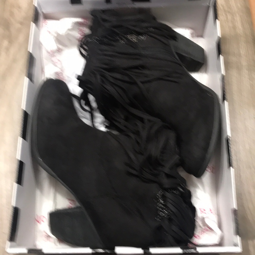 Not Rated Auriga Fringe Bootie, Brand New! 8.5